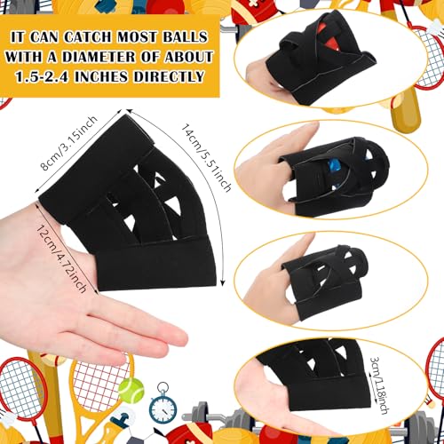 12 Packs Webglove Training Glove for Baseball & Softball Improve Hand-Eye Coordination & Placement Two-Finger Wrap Mitts for Catch Practice Balls Training Catchers Mitt Aids Equipment