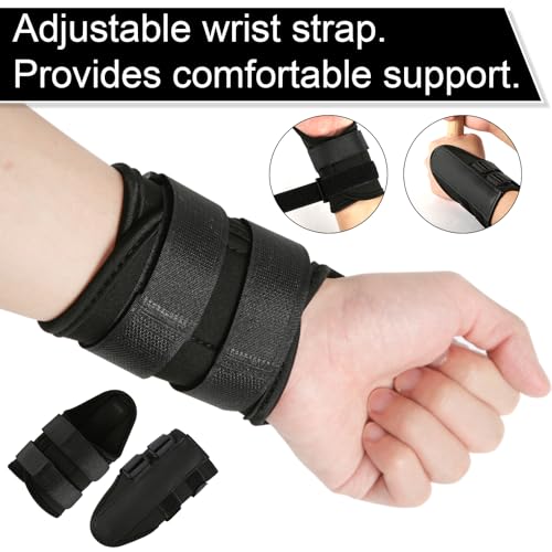 PEUTIER Golf Swing Alignment Brace, Neoprene Golf Wrist Training Aid Comfort Golf Grip Trainer Golf Swing Training Aid Golf Hand Gesture Practice Tool Wrist Correction for Golf Beginners
