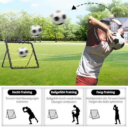 Happy Jump Portable Soccer Rebounder Net for Kids Soccer Training Practice