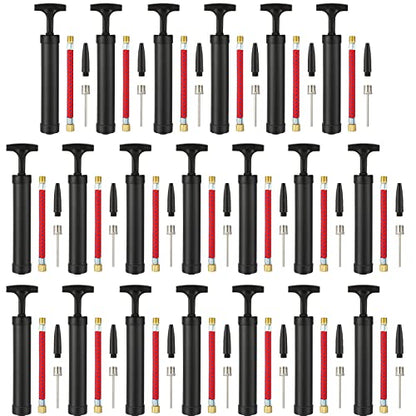 Zhehao Ball Pump Bulk Air Pump for Sports Balls Soccer Ball Pumps with Needle Extension Hose Christmas Portable Hand Pump Inflation Kit for Football Basketball Christmas Shoeboxes