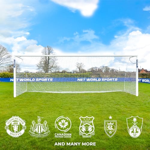 FORZA Aluminum Soccer Goals [11 Sizes] | Professional Soccer Goal Posts *The Goal Nets Used by MLS & Premier League Clubs* - size: 18.5ft x 6.5ft, style: Alu110 Socketed