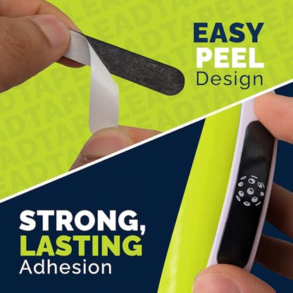 Lead Tape for Pickleball Paddles | Pre-Cut 3g Strips | Plastic-Coated, High-Performance Adhesive Weights - size: 12 Strips (Single Pack)