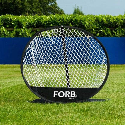 FORB Practice Golf Chipping Net | Pop-Up Golf Target for Chipping Accuracy - Durable Mesh Fiberglass Poles and Carry Bag - 24in Diameter
