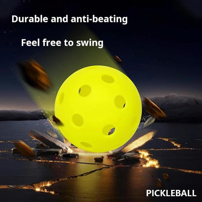 One Pack of Recreational Training Pickleballs Sturdy and Durable Pickleball
