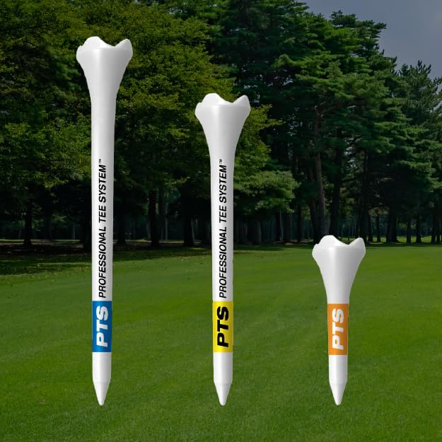 PrideSports PTS Plastic Golf Tees | 30 Count, 1-1/2 Inch | #1 Plastic Tee on Tour | Best for Irons, Hybrids, and Woods - size: 1-1/2", style: 30 Count