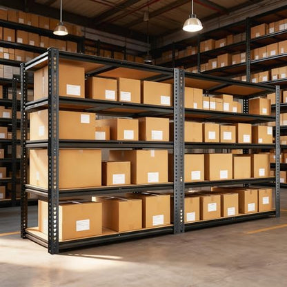 Garage Racks for Storage，5-Tier Adjustable Garage Shelving Storage Shelves,2400LBS Capacity Heavy Duty Shelving for Carport Warehouse Basement,72" H x40 W x20 D - size: 20x40x72