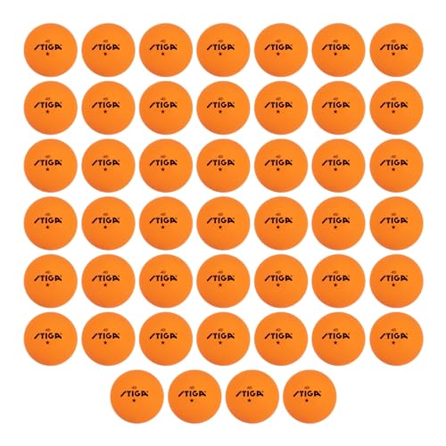 STIGA 1-Star Balls - color: Orange, size: 46 Pack