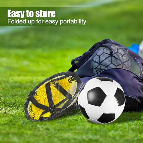 Football Target Net, 16" Easy-to-Attach Soccer Goal Net, Soccer Target Goal for Shooting Training, Improves Accuracy, for Shooting Accuracy Training, Fits Most Standard Goals - style: 4PCS
