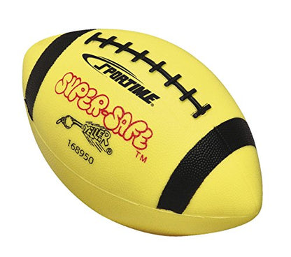 Sportime Super-Safe Youth Football, Size 7, Yellow and Black