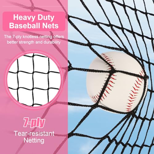 6'X6' Baseball Softball Practice Net,Pitching Net,Batting Net,with Bonus Strike Zone,Target and Bow Frame,for Hitting,Pitching,Catching - size: 6 x 6 FT, style: Strike Zone Version-Purple