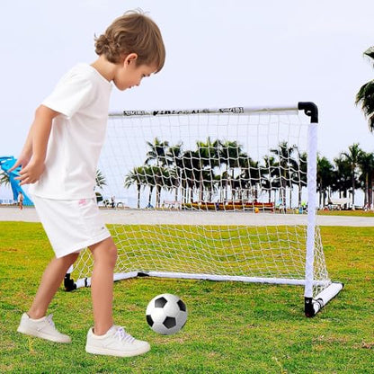 Soccer Goal, Small Foldable Goal for Kids, Kids Goals for The Backyard/Indoor/Outdoor, Mini Soccer Toys Gifts for Children