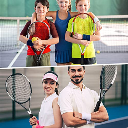 Jerify 24 Pieces Tennis Racket Grip Tape, Precut Tennis Overgrips Tape Badminton Racket Grips with Velvety Comfort for Anti Slip and Absorbent Grip