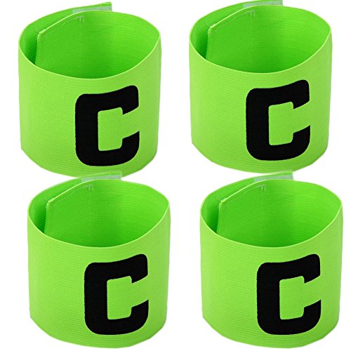 Football Soccer Elastic Captain Armband Basketball Adjustable Player Bands