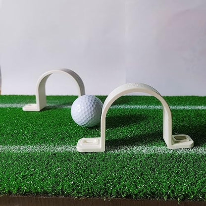 Golf Putting Gates Indoor Alignment Practice Golf Training Accessories 2Pieces One Pack