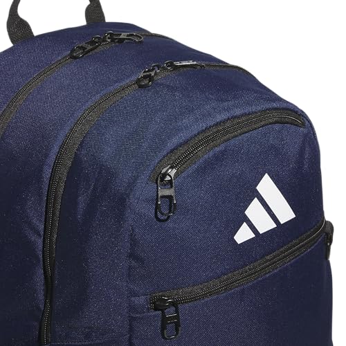 adidas Striker 3 Team Sports Backpack – Daypack for Sports Gym Travel, 36L - color: Navy Blue