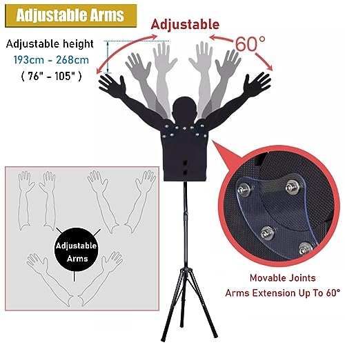 LXLZYXSF 2 Pcs Basketball Shoot Training Dummy Height Adjustable, Hands-Up Defender Mannequin - Adjustable Arms, Portable Dribbling Trainer, Gifts for Husband/Son (Color : S-Kids) - color: S-kids