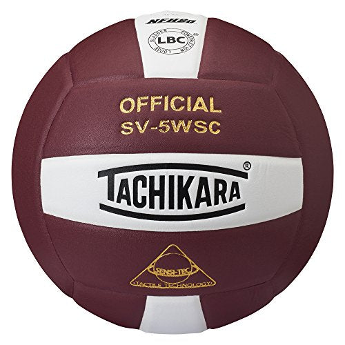 Tachikara® Sensi-Tec® SV5WSC-NFHS - color: Cardinal/White, style: Old NHFS