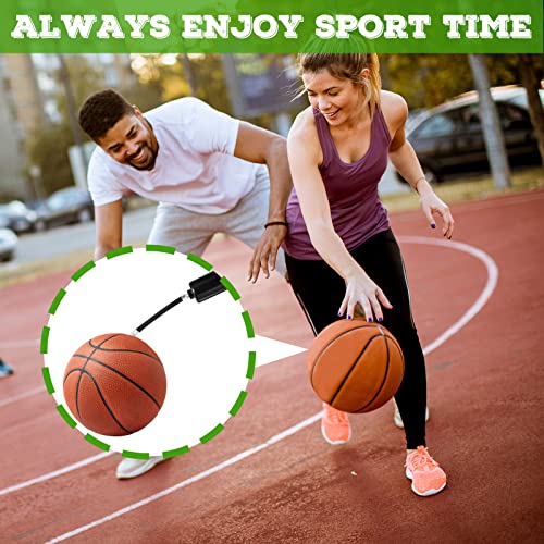 Jutom 200 Sets Ball Pump Bulk for Sports Balls Include Needle Nozzle Extension Hose Hand Air Pump Portable Inflation Kit for Basketball Soccer Football Rugby Back to School