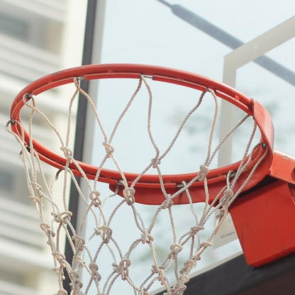KESYOO Basketball Net Replacement Wire: Plastic-Coated Steel Cable for Outdoor Rim - Hoop String Cord with Aluminum Buckle 70.86 Inch