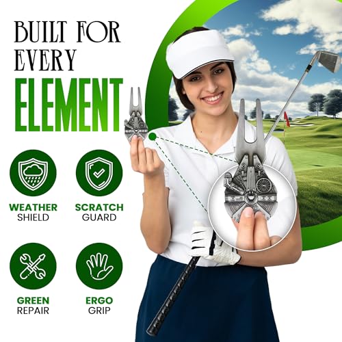 K9King Funny Golf Ball Marker with Magnetic Hat Clip – Unique Durable Enamel Ball Marker – Enhanced Golfing Fun Waterproof Scratch Free Golf Accessories and Gifts for Golfers