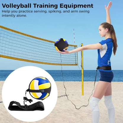 for Serving, Spiking, Arm Movement Volleyball Practice Gear, Solo Volleyball Training Aid, Volleyball Spike Trainer, Volleyball Training Equipment, Great Gift for Beginners