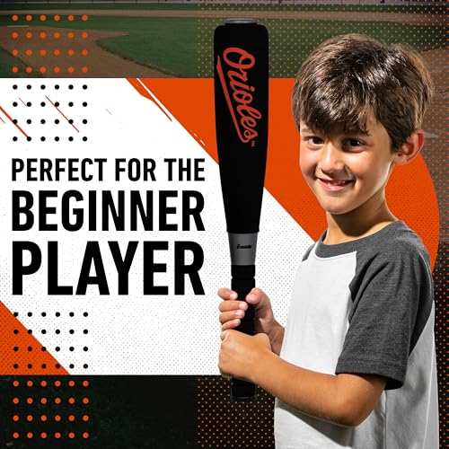 Franklin Sports MLB Jumbo Foam Baseball Bat + Ball Sets - Kids Oversize Foam Baseball Bats + Soft Baseballs - Indoor + Outdoor Youth Baseball Toy - MLB Team Baseball Bat + Ball Sets