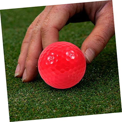 5pcs Golf Ball Professional Training Ball Replaceable Golfing Ball Colored Ball Outdoor Training Ball Professional Double-Layer Ball Daily Use Practicing Ball Synthetic Rubber