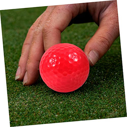 5pcs Golf Ball Professional Training Ball Replaceable Golfing Ball Colored Ball Outdoor Training Ball Professional Double-Layer Ball Daily Use Practicing Ball Synthetic Rubber