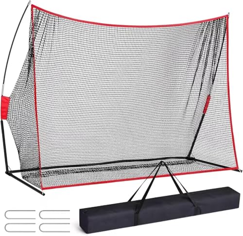 Elevon Golf Net, 10x7ft Heavy Duty Golf Practice Net, Backyard Driving Chipping Training Net for Indoor Outdoor Use