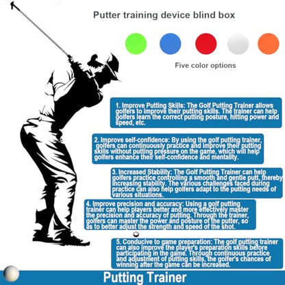 Master The Perfect Putting Stroke with Putting Trainer - Take Your Golf Technique to New Heights, Putting Trainer Blind Box - Exclusive for Clubs