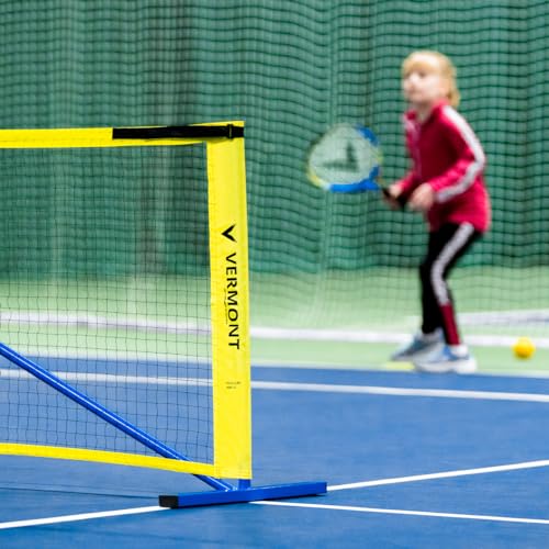 Vermont Procourt Combi Net | Net for Tennis, Badminton, Pickleball & Soccer-Tennis | Portable Badminton Set | Mini Tennis & Badminton Sets for Backyards - color: 10ft Wide