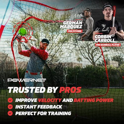 PowerNet Weighted Baseballs for Hitting Training, Baseball Training Equipment for Throwing & Batting, Build Muscle & Strength, 6 Balls 2.8" 12-20 oz - color: 14 Oz - Green