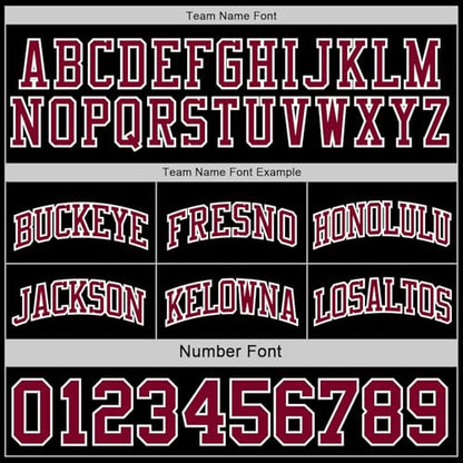Custom Reversible Basketball Jerseys Men Youth, Personalized Sports Shirts Team Uniforms Printed Name Logo Number - color: Deep Red and Black