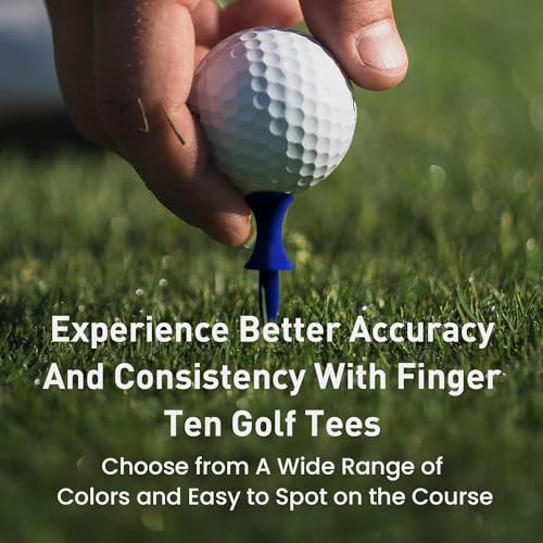 VEASAERS Golf Castle Tees Plastic Step Down Unbreakable Mixed Value 60 Count, 2 3/4, 2 1/4, 1 1/2 Inch Tee Length Pack Available for Practice - color: Blue+Pink