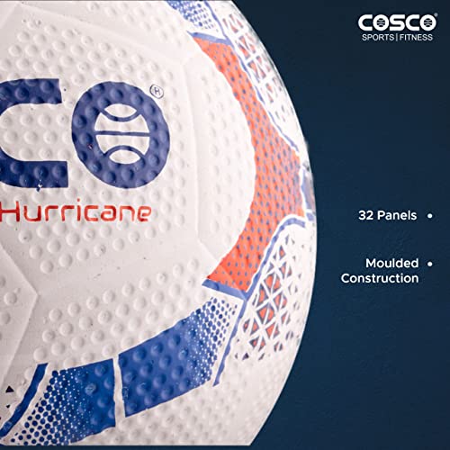 Cosco Rubber Hurricane Football - Size 5, White