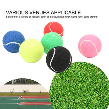 Pilipane Tennis Balls, 6Pcs Advanced Training Tennis Balls Practice Balls, High Elasticity Practice Tennis Balls for Beginner, Tennis Practice, Tennis Training