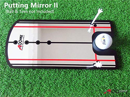 New A99 Golf Putting Mirror Training Alignment Aid Practice Trainer w/carry Bag Improve your short game Great golf Gift Christmas/Birthday Gift