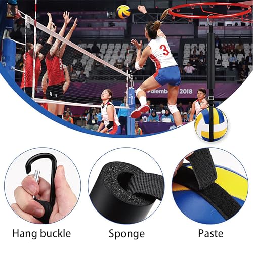 Volleyball Hitting Trainer Volleyball Spike Trainer Nylon Hitting with Adjustable Straps Reusable Practice Equipment for Training