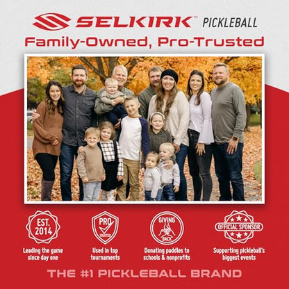 Selkirk Sport Pickleball Paddle Cover | Pickleball Paddle Case | Fits All Paddle Shapes and Sizes | SLK - color: Selkirk Black and Red