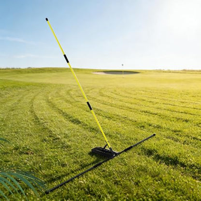 Golf Alignment Sticks – Adjustable Swing Rod Trainer, Skill Development, Precision Marked Surfaces | Golf Practice Sticks for Indoor, Chipping, Hitting, Backyard, Home Training, Golfers, Putting Drill