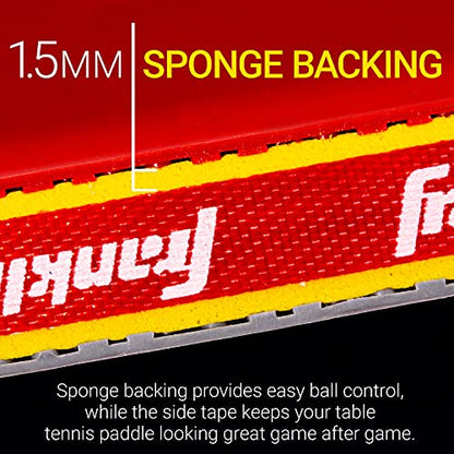 Franklin Sports Table Tennis Paddles - Rubber Paddle - Indoor Ping Pong Paddle - style: Performance
