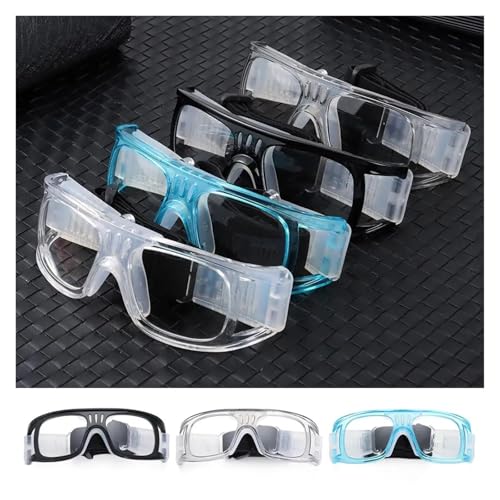 Dribbling Goggles Basketball 3PCS Men Impact Resistance Eyewear - Outdoor Football Cycling Sports - color: Transparent