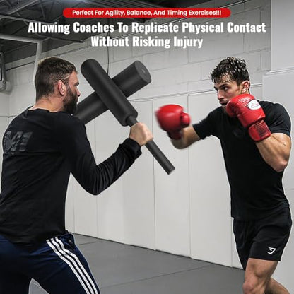 Padded Blocking Guards, Basketball Blocking Sticks, 2 Pack Basketball Pads for Training, Padded Contact Sticks for Football, Boxing, Martial Arts, Lacrosse, MMA