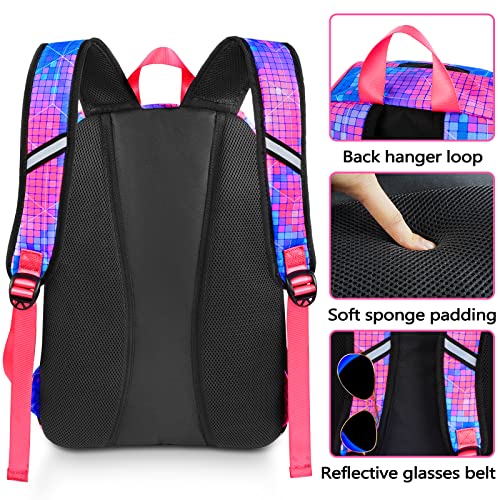 MATEIN Basketball Bag, Sturdy Soccer Bag with Ball Holder & Shoe Compartment, Large Basketball Backpack for Training Equipment, Water Resistant Sports Ball Backpack Fits Volleyball Football, Colorful - color: Pink