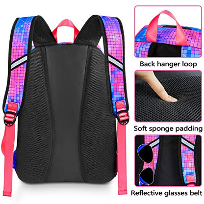 MATEIN Basketball Bag, Sturdy Soccer Bag with Ball Holder & Shoe Compartment, Large Basketball Backpack for Training Equipment, Water Resistant Sports Ball Backpack Fits Volleyball Football, Colorful - color: Pink
