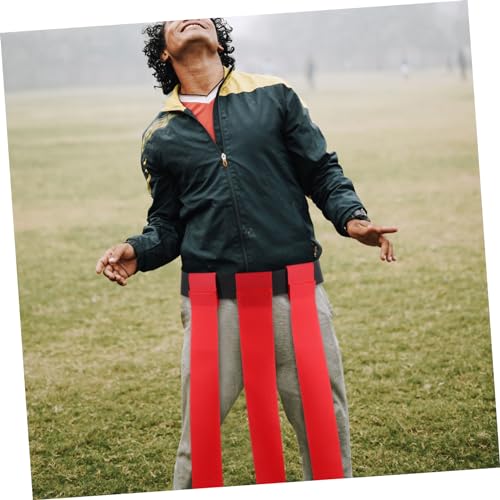 2pcs Rugby Belt Flags Wear-resistant Football Waist Training Flags for Youth Adults Portable for Outdoor Games and Activities