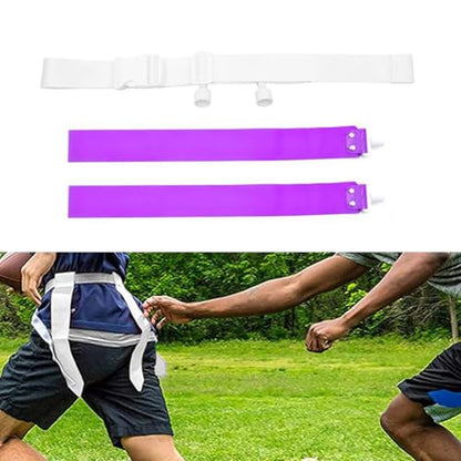 Trained Flags Football Set Adjustable Football Belt Flags Training Equipment for Kids Sports Games and Activity