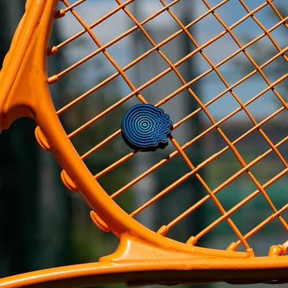 Get A Grip Tennis Dampeners – Vibration Dampener for Tennis Rackets – Shock Absorbing, Reduce String Vibration & Improve Feel – Fun, Colourful, Retro Designs – Tennis Accessories Gift - color: Drop The Beat
