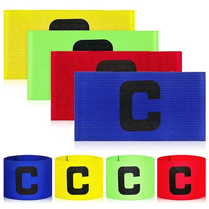 Sosoport Sports Captain Arm Signs 8 Pcs Football Team Armbands Fine Craftsmanship for Soccer Football Games