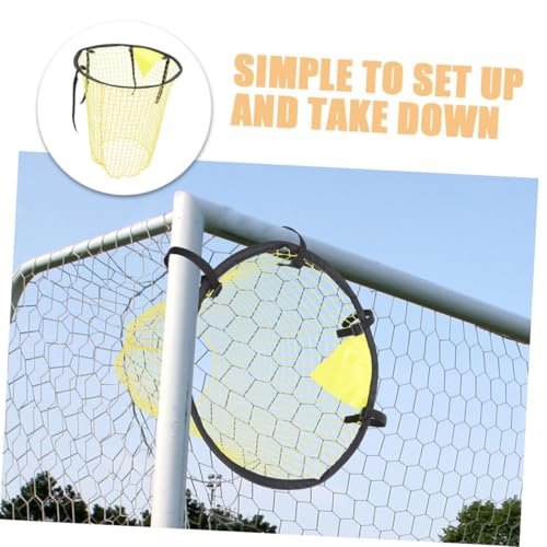 ibasenice 2pcs Soccer Nets for Youth Football Practice Equipment for Backyard Training Shooting Accuracy Sturdy Construction for Young Players